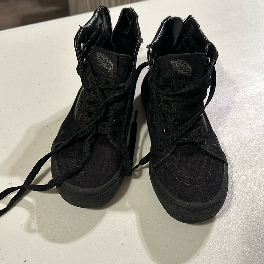 Vans High Top Black Size 3.0 Kids
